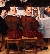 unknow artist FAMILY SAYING GRACE ANTHONIUS CLAEISSINS C 1585 detail Germany oil painting artist